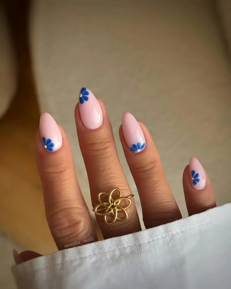 manicura flores