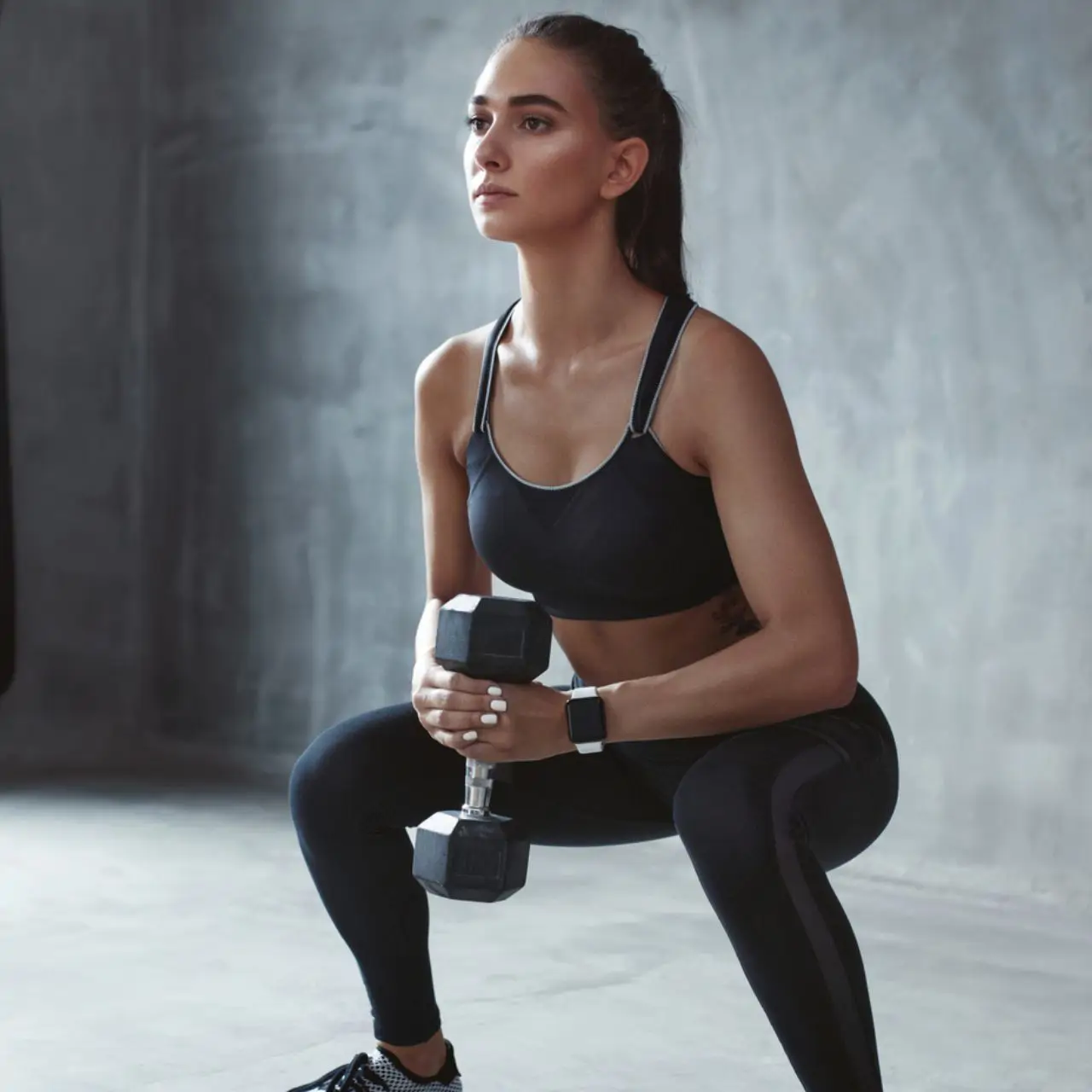 Adjunto superior ejercicios de piernas con mancuernas