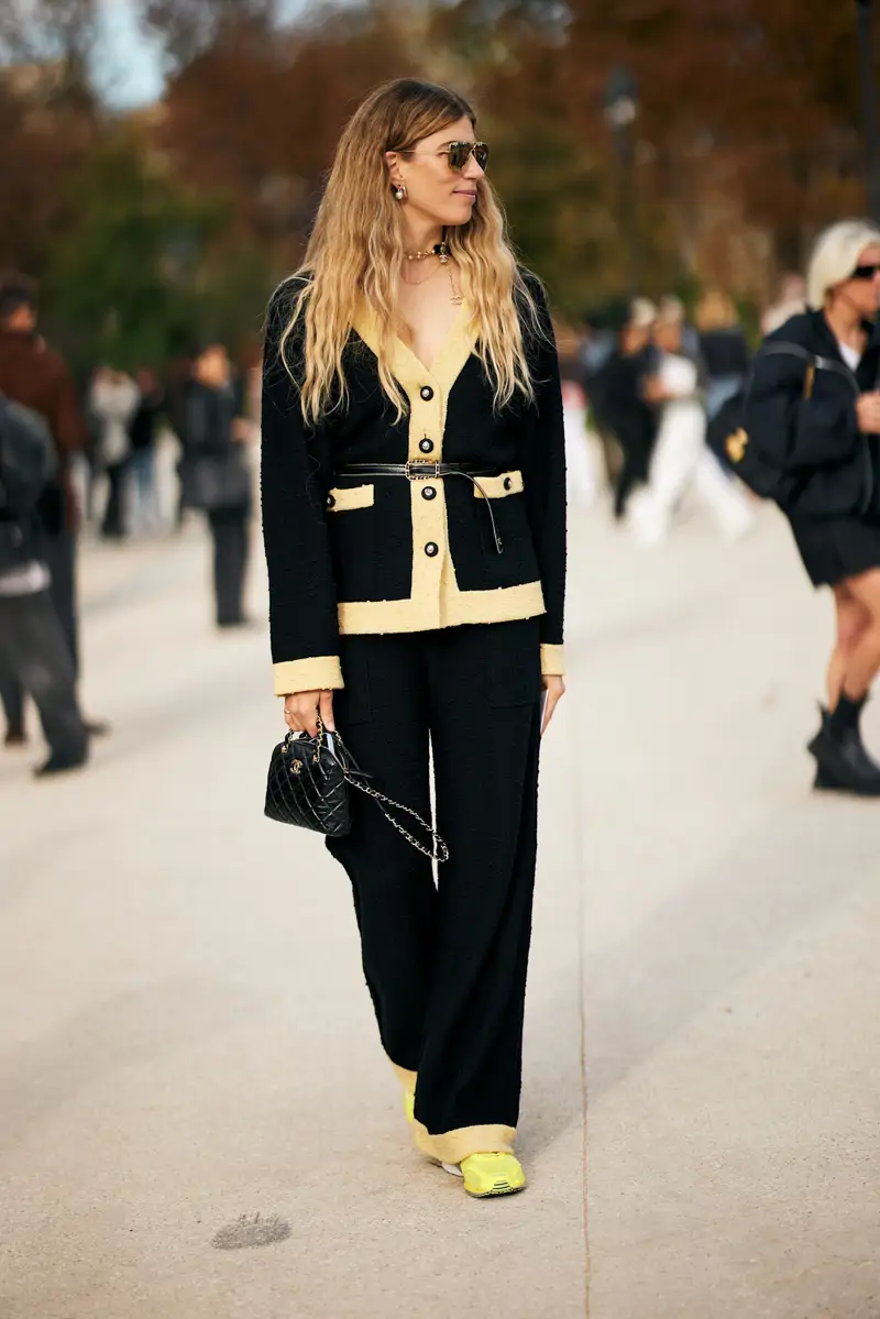 outfits comodos para teletrabajar conjunto de punto
