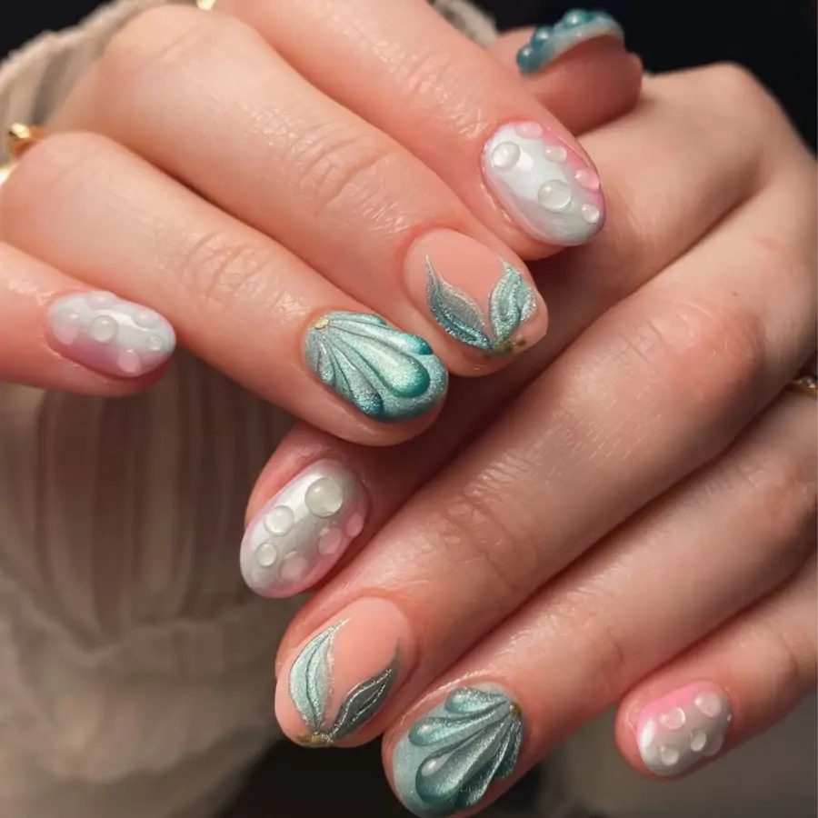 Adiós manicura francesa: las uñas con efecto sirena son mucho más "frescas" y elegantes para realzar el bronceado en verano