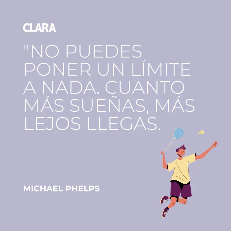 Frase de Michael Phelps