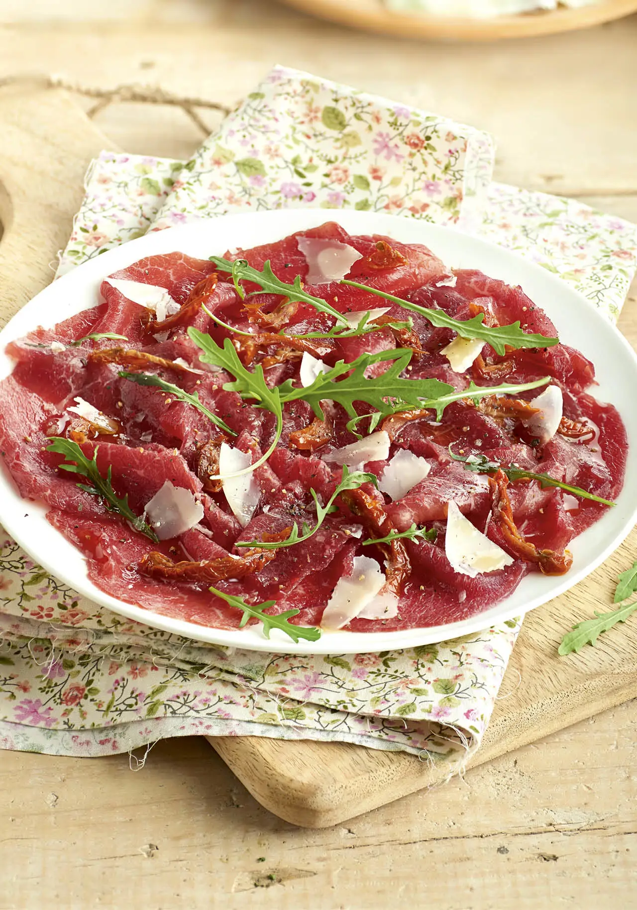 cenas frías sin cocinar carpaccio
