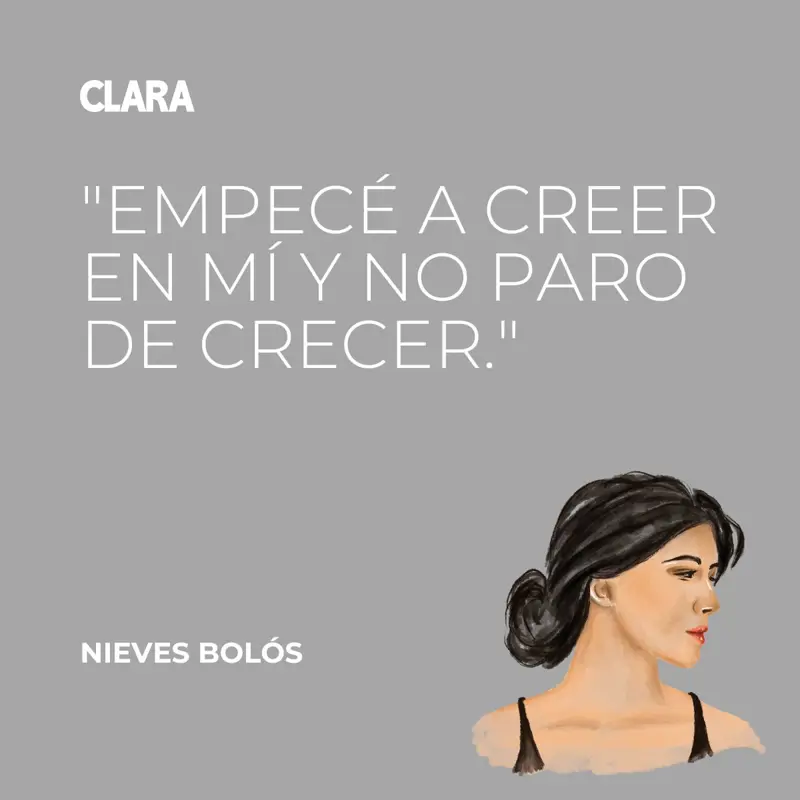 Frase inspiradora de Nieves Bolós