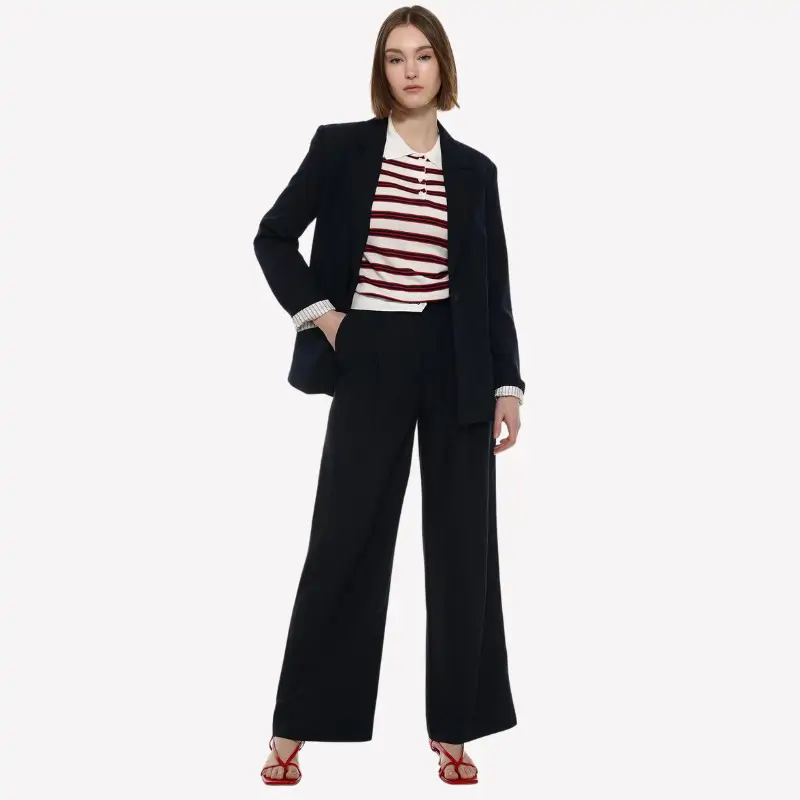 Pantalones wide leg cinturilla de Lefties