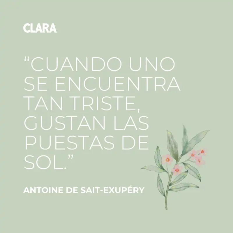 Frase emotiva sobre el atardecer