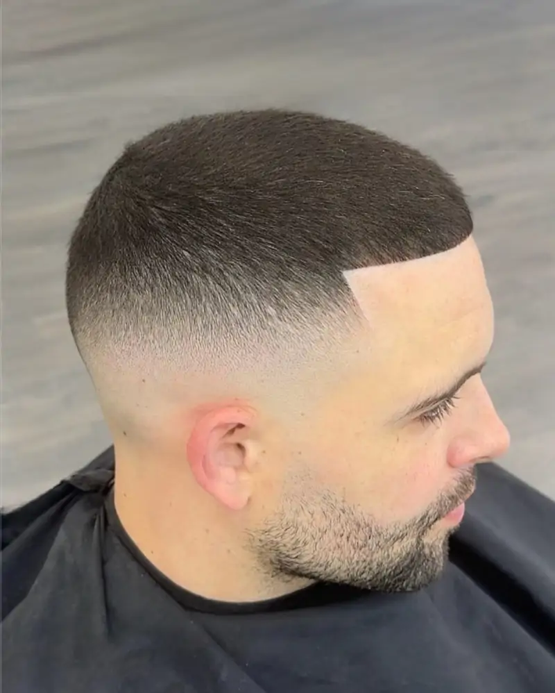 Buzz temple fade