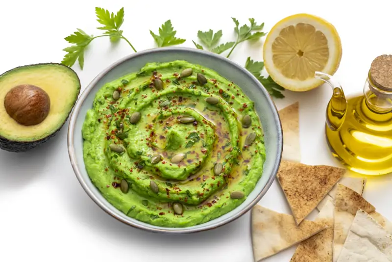 hummus aguacate