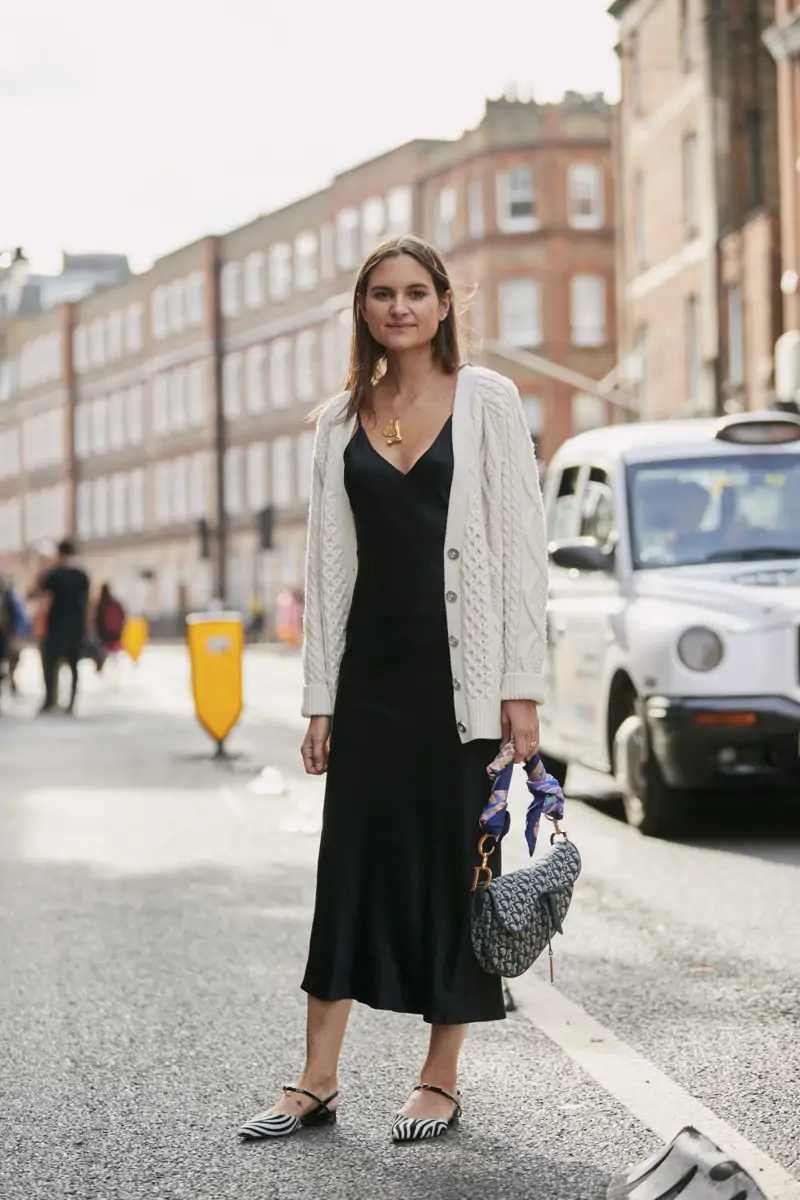 look con vestido largo