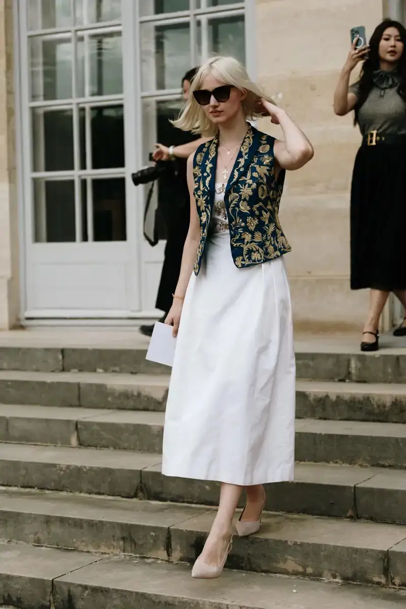 look con vestido largo