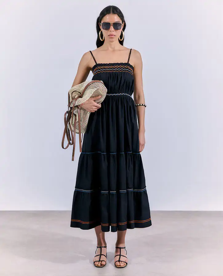 Vestido midi boho