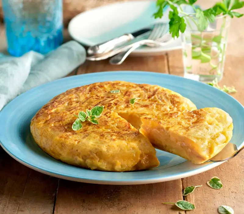 100 recetas saludables con 5 ingredientes tortilla de patatas