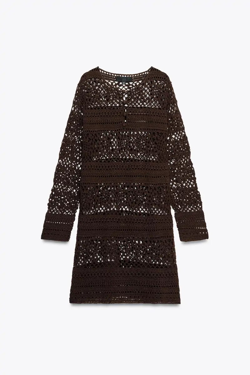 VESTIDO CROCHET ZARA
