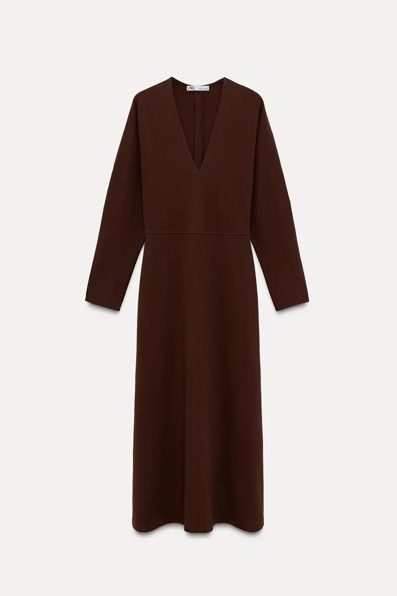vestido marrón