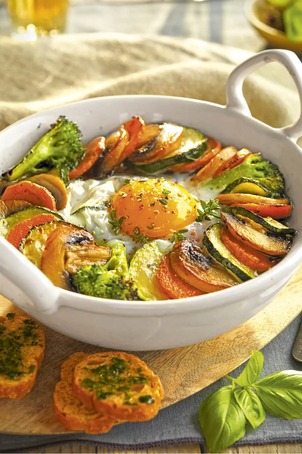 recetas con calabacín y huevo cazuela de verduras con huevo