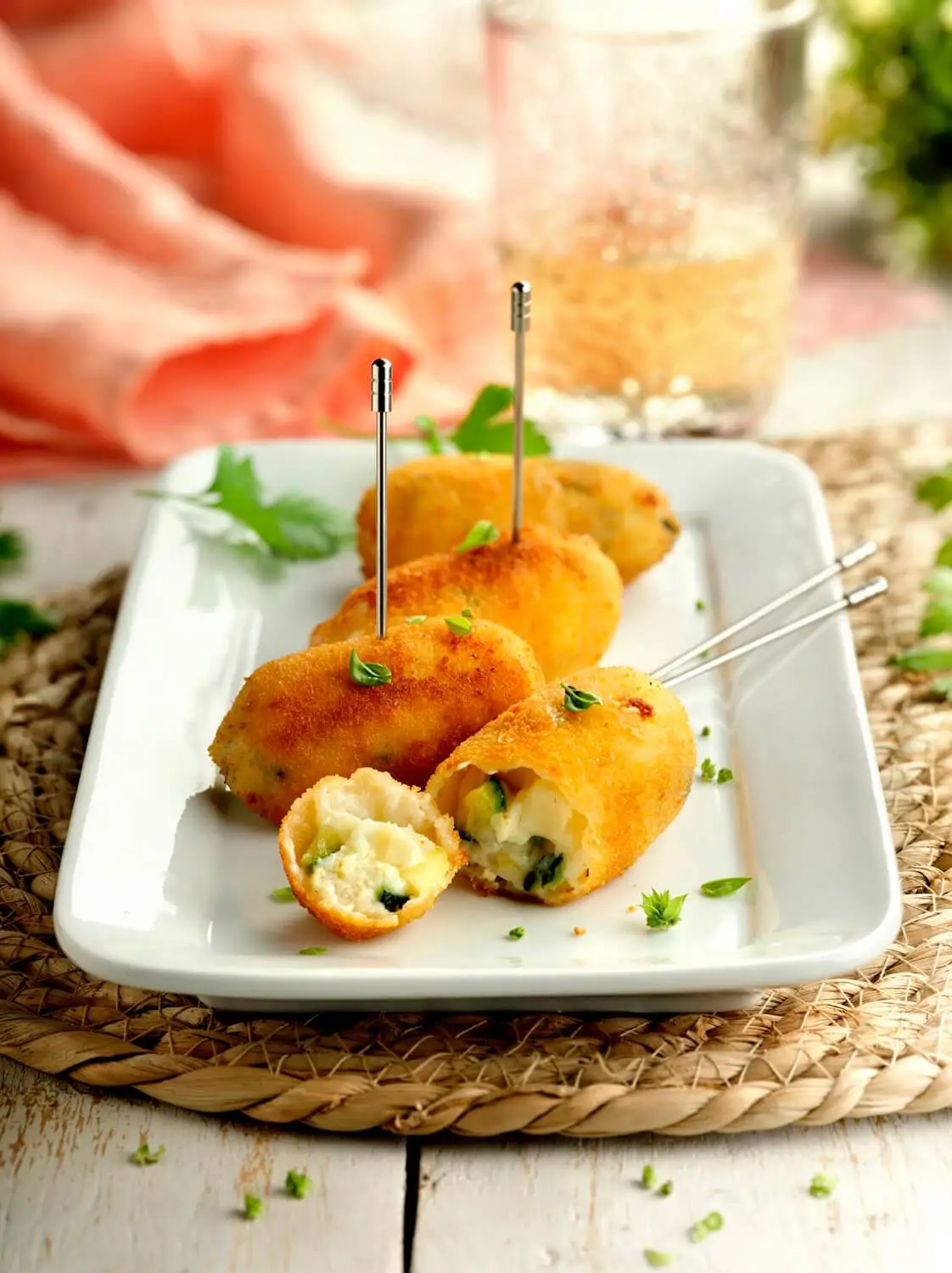recetas con calabacin y huevo croquetas con calabacin y queso