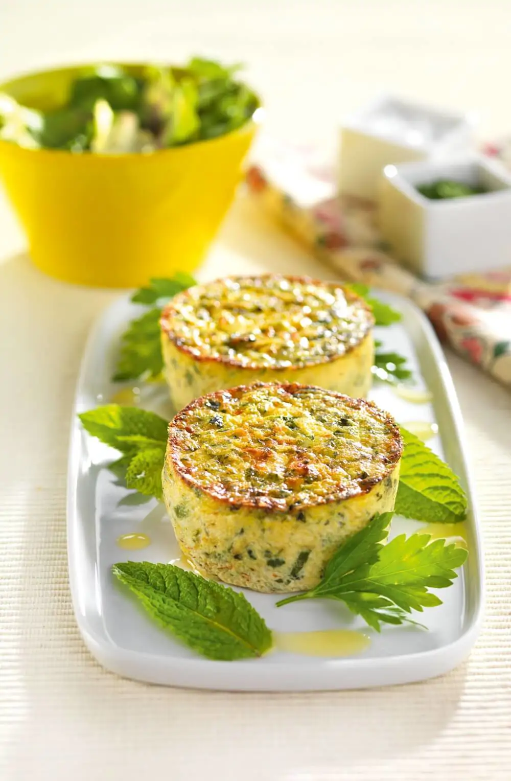recetas con calabacín y huevo flanes de calabacín al parmesano