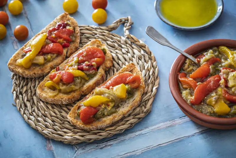 Escalivada de verduras
