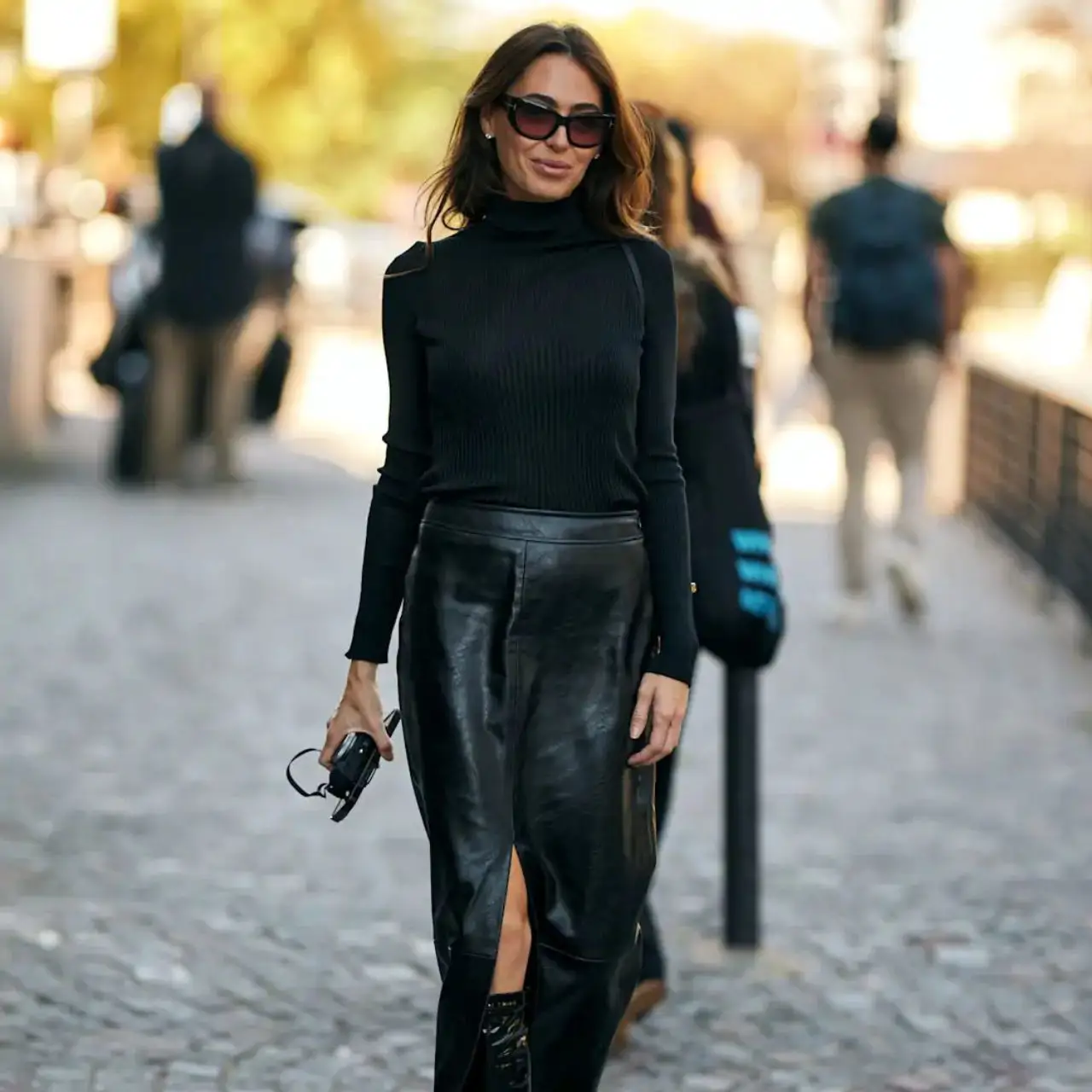 Cómo combinar botas altas negras en invierno para que estilicen: 10 ...