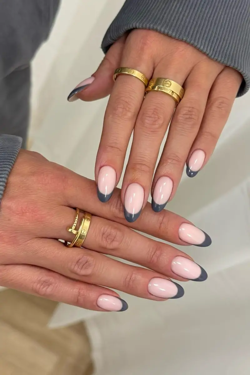 10 diseños de uñas francesas modernas pero elegantes que te harán huir ...