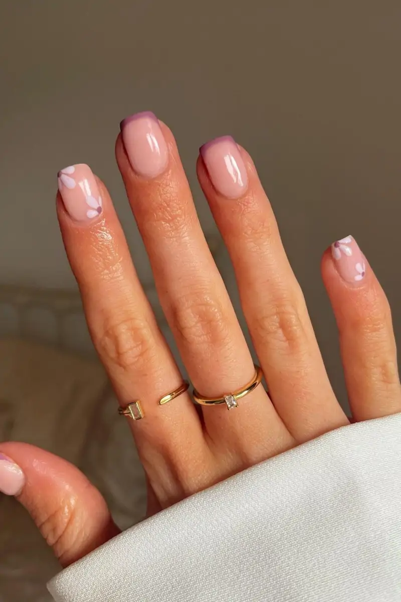 10 diseños de uñas francesas modernas pero elegantes que te harán huir ...