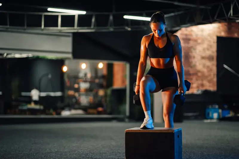 Step up para glúteos